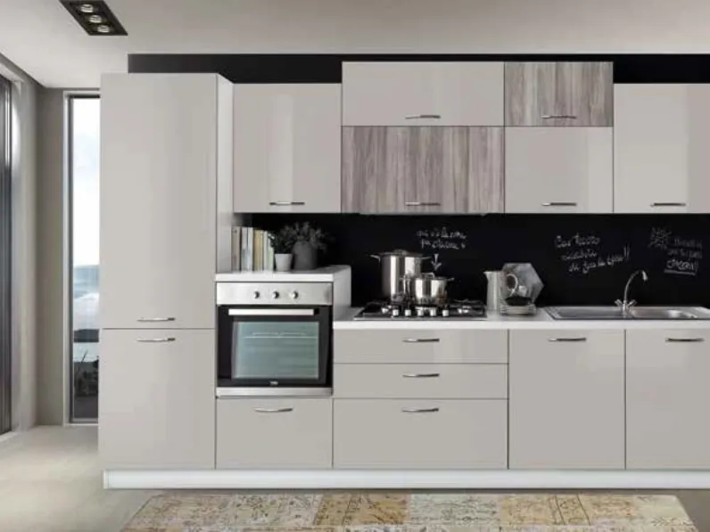 Cucina altri colori moderna lineare Cloe Net cucine in offerta