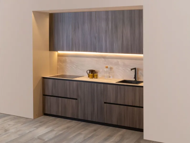 Cucina Klab 09_b outlet moderna altri colori Diotti.com lineare scontata 60%