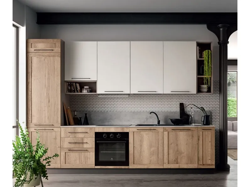 Cucina a prezzo scontato lineare moderna Easy 013 Ar-due