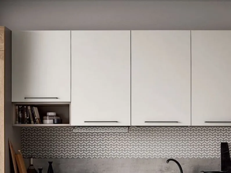 Cucina altri colori moderna lineare Easy 013 Ar-due in Offerta Outlet