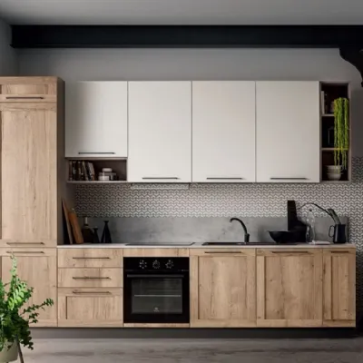 Cucina a prezzo scontato lineare moderna Easy 013 Ar-due