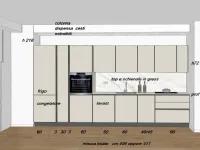 Cucina altri colori moderna lineare Smart gola Gicinque in offerta