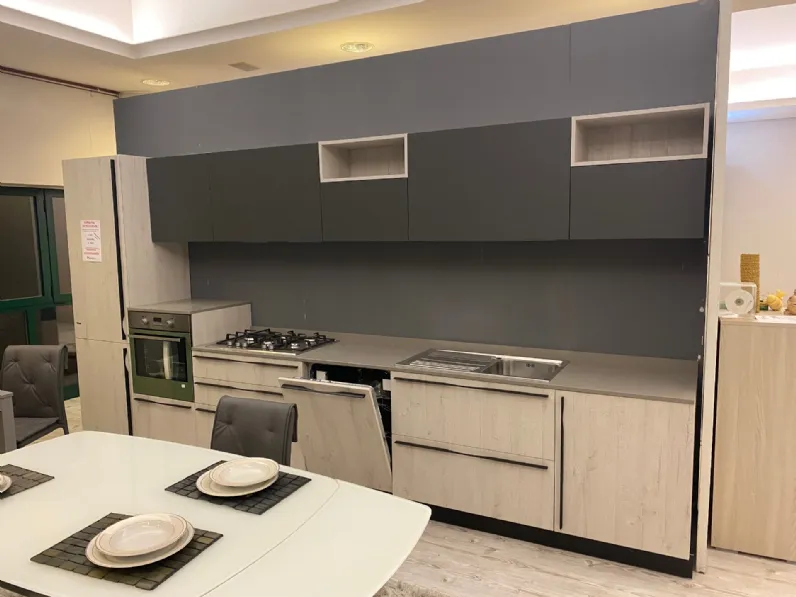 Cucina altri colori moderna lineare Ice Febal