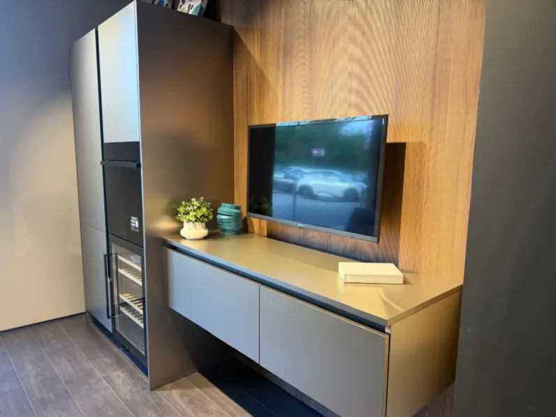 Cucina a prezzo ribassato lineare moderna Immagina neck cannettata Lube cucine