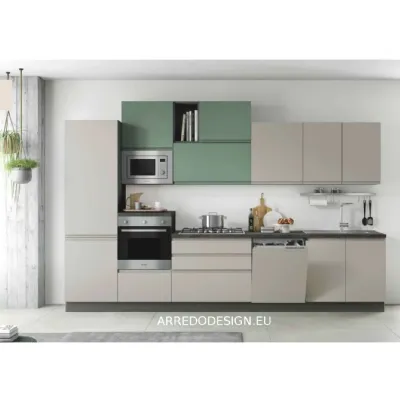 Cucina Kelly moderna altri colori Net cucine lineare scontata 50%