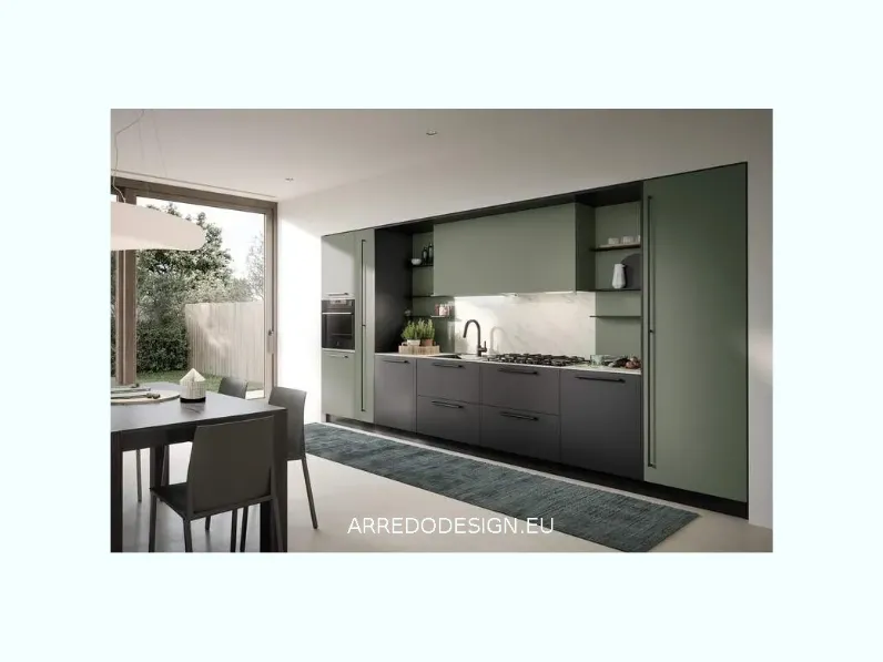 Cucina Luce lineare Prima cucine con un ribasso imperdibile