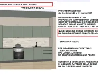 Cucina altri colori moderna lineare Promo infinity 360 gres Gicinque in Offerta Outlet