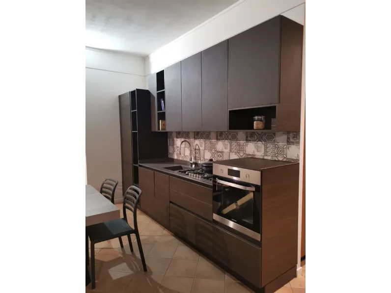 Cucina a PREZZI OUTLET in laminato materico Ar-tre -61%