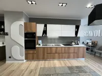 Cucina Scavolini moderna lineare altri colori in laminato materico Motus