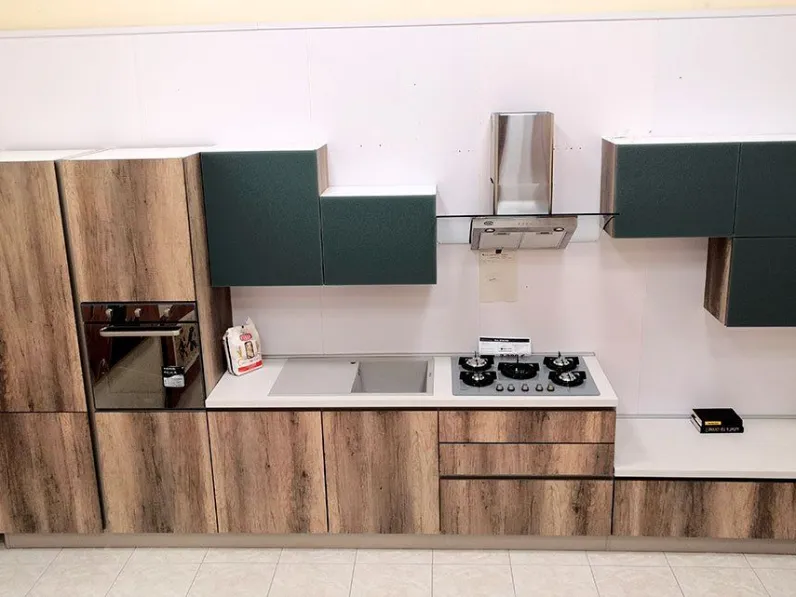 Cucina altri colori moderna lineare Stratos Stosa in Offerta Outlet