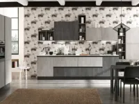 Cucina Zen moderna altri colori lineare Mobilturi scontata 50%