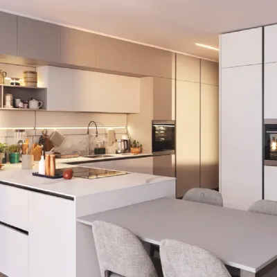 Richiedi il prezzo: cucina altri colori moderna Lounge 02 di Veneta cucine scontata 