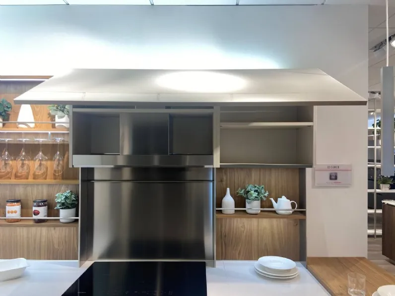 Cucina a prezzo ribassato con penisola moderna Riflex Veneta Cucine