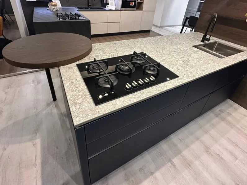 Cucina Alutech  moderna blu La casa moderna con isola scontata 55%