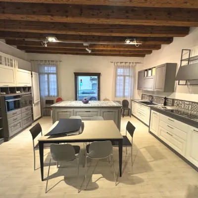 Cucina a PREZZI OUTLET in legno Arrex -59%