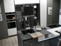 Cucina Anta mm. 22 a 34 moderna grigio ad isola Artigianale