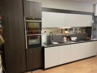 Cucina Lam moderna grigia Antares lineare scontata 30%