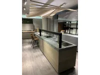 Cucina antracite moderna ad isola Genius loci Valcucine