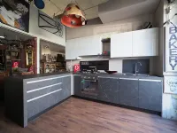 Cucina antracite moderna con penisola Cucina moderna indsutrial stone grey con penisola   Nuovi mondi cucine a soli 5390