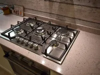 Cucina bianca classica ad angolo Apera Arredo3 scontata