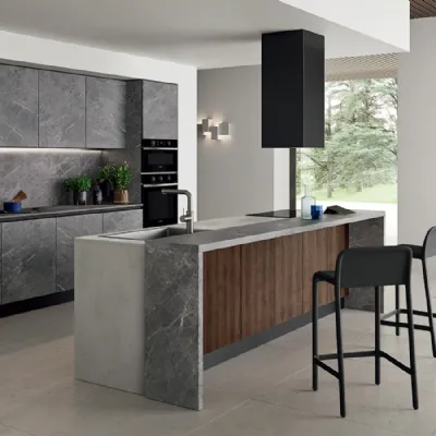CUCINA Ar-due ad isola Easy 03 SCONTATA