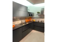 Cucina ad angolo in laminato materico a prezzo scontato 44%