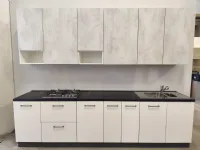 Cucina a prezzo ribassato lineare moderna Easy doppio colore Ar-due