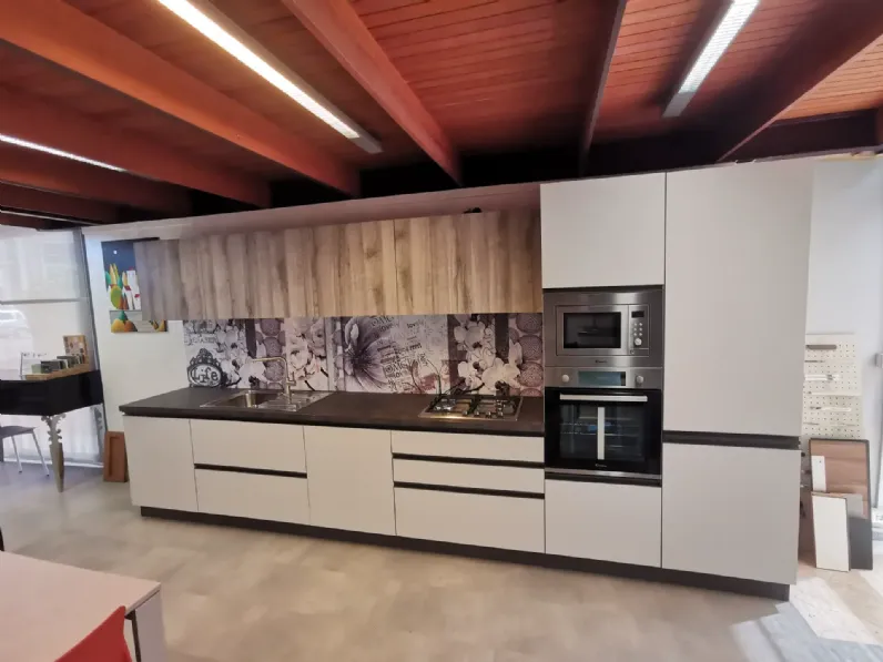 Cucina grigia moderna lineare Ar-due Easy a soli 7900 Euro