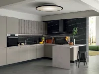 Cucina Ar-due moderna ad angolo altri colori in laminato materico Easy 6