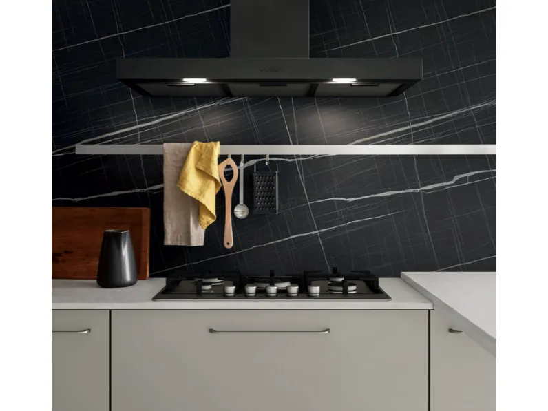 Cucina Ar-due moderna ad angolo altri colori in laminato materico Easy 6