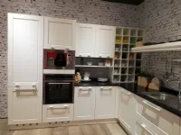 Cucina Ar-tre moderna ad angolo bianca in legno Cucina