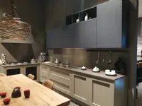 Cucina Aran cucine moderna ad angolo tortora in legno Licia/volare
