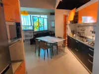 Cucina arancio moderna lineare Thai Dibiesse in Offerta Outlet