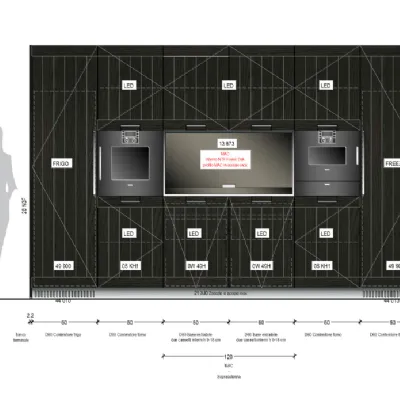 CUCINA Arclinea Principia PREZZO OUTLET scontata 50%