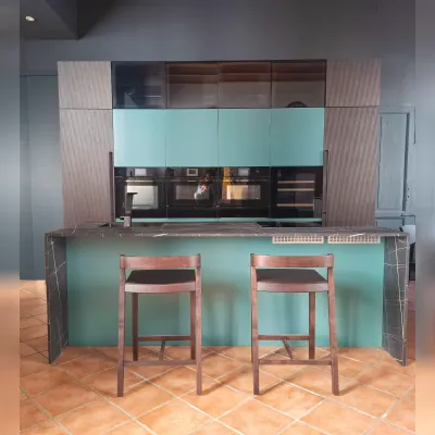 CUCINA Armony Cucina con isola riga PREZZO OUTLET scontata 50%