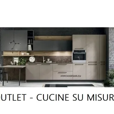 CUCINA Arredo design Tris * PREZZO OUTLET