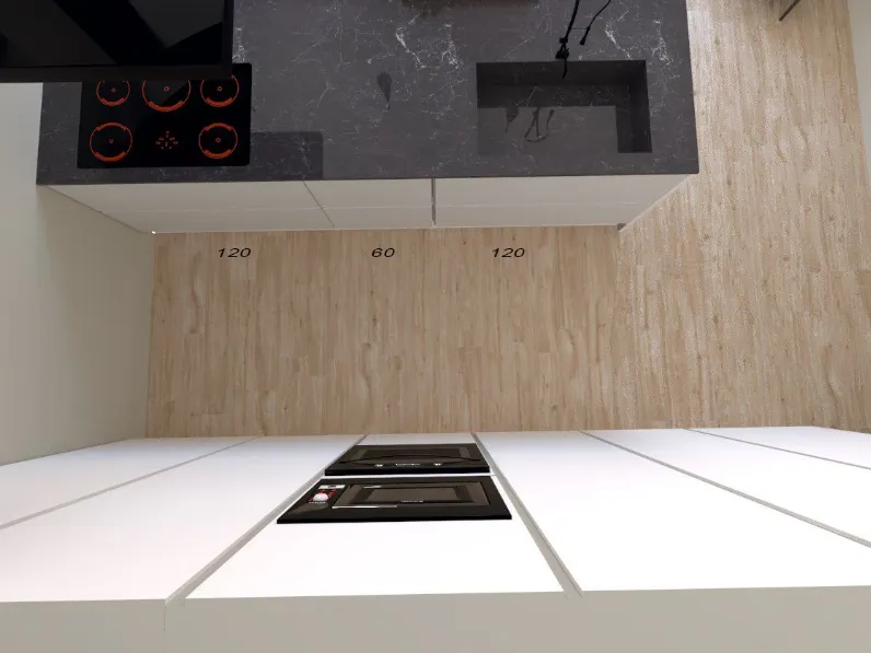 Cucina Arredo3 ad isola Kali SCONTATA