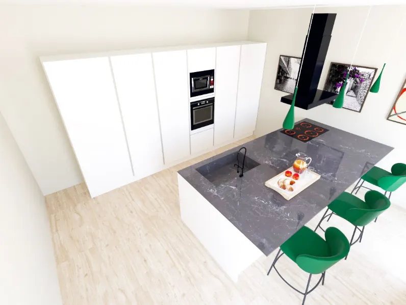 Cucina Arredo3 ad isola Kali SCONTATA