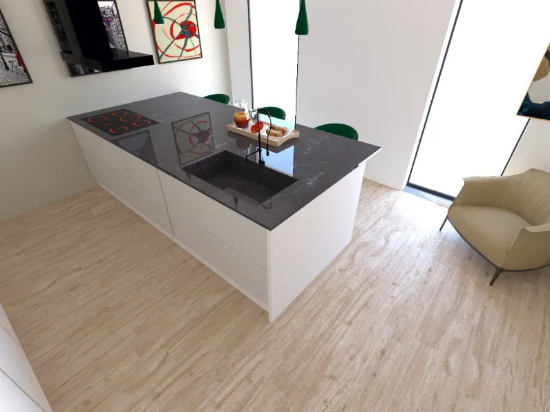 Cucina Arredo3 ad isola Kali SCONTATA