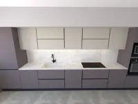 Cucina grigia moderna lineare Arredo 3  Arredo3 in Offerta Outlet