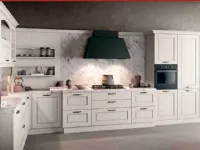 Cucina Arredo3 classica ad angolo bianca in legno Asolo 3
