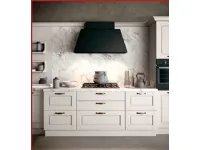 Cucina Arredo3 classica ad angolo bianca in legno Asolo 3