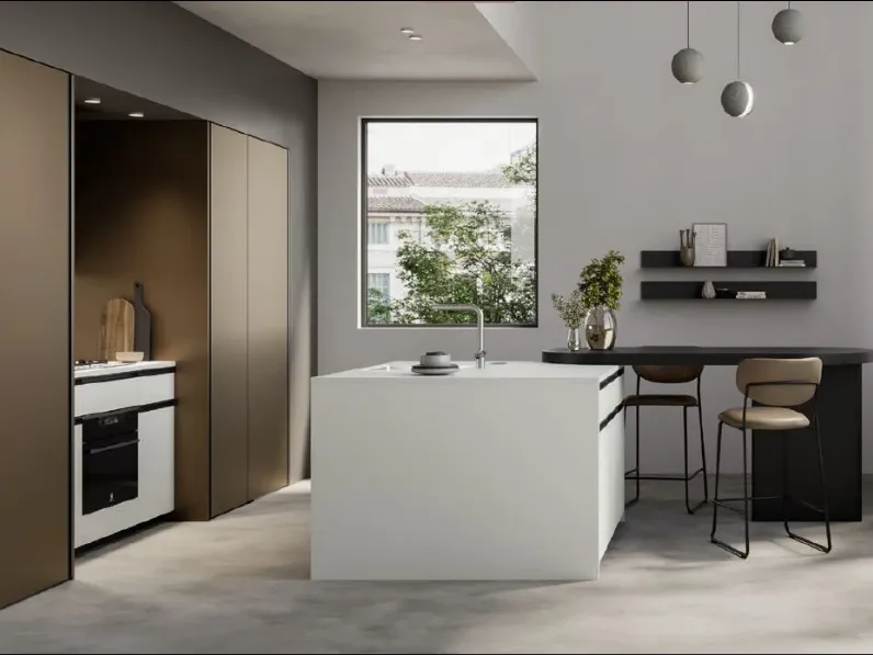 Cucina con penisola design altri colori Arredo3 Cloe a soli 2920