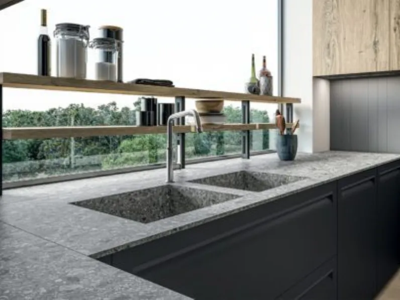 Cucina Mhid_maiocchi con penisola Arredo3 con un ribasso imperdibile