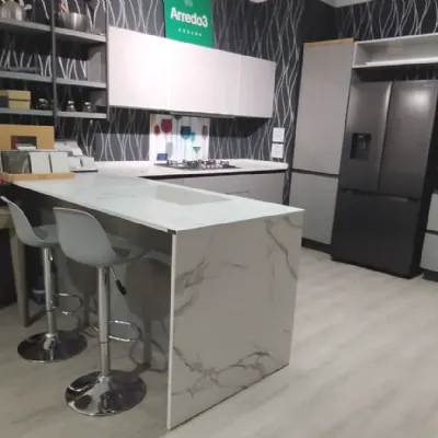 Cucina Cucina kali  e glass di Arredo3 in offerta -60%
