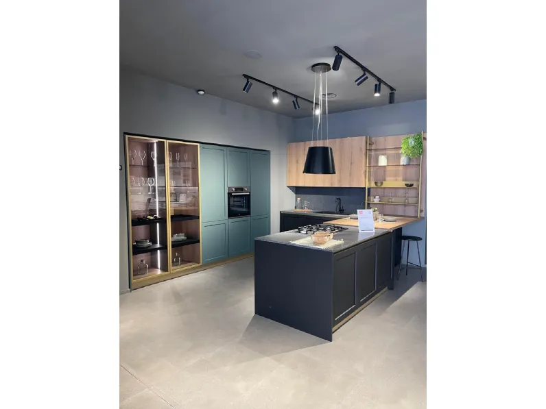 Cucina Arredo3 moderna con penisola altri colori in laccata opaco Cv 658 cucina alma arredo3