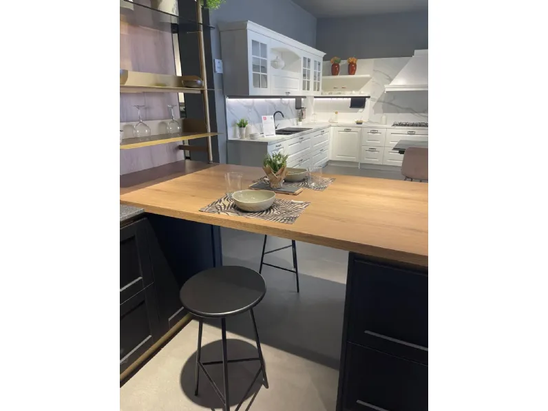 Cucina Arredo3 moderna con penisola altri colori in laccata opaco Cv 658 cucina alma arredo3