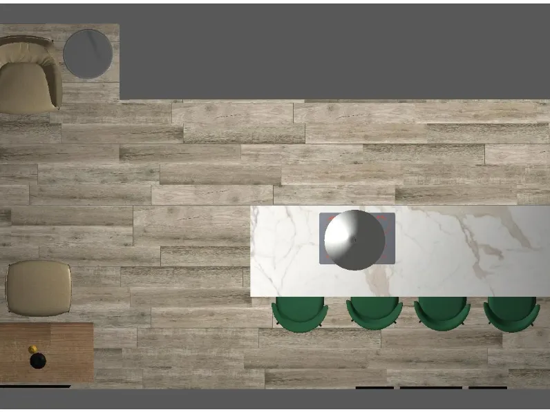 Cucina bianca design con isola Kali  Arredo3 in offerta