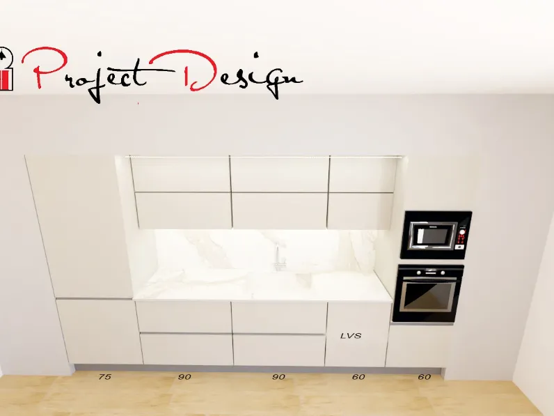 Cucina a PREZZI OUTLET in laminato opaco Arredo3 -58%