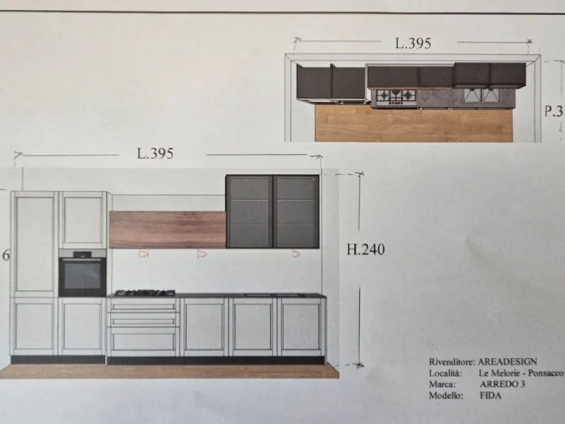 Cucina modello Frida Arredo3 PREZZO SCONTATO 60%